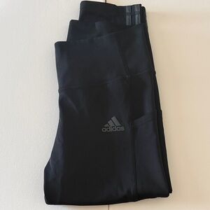 adidas Black Sport capris